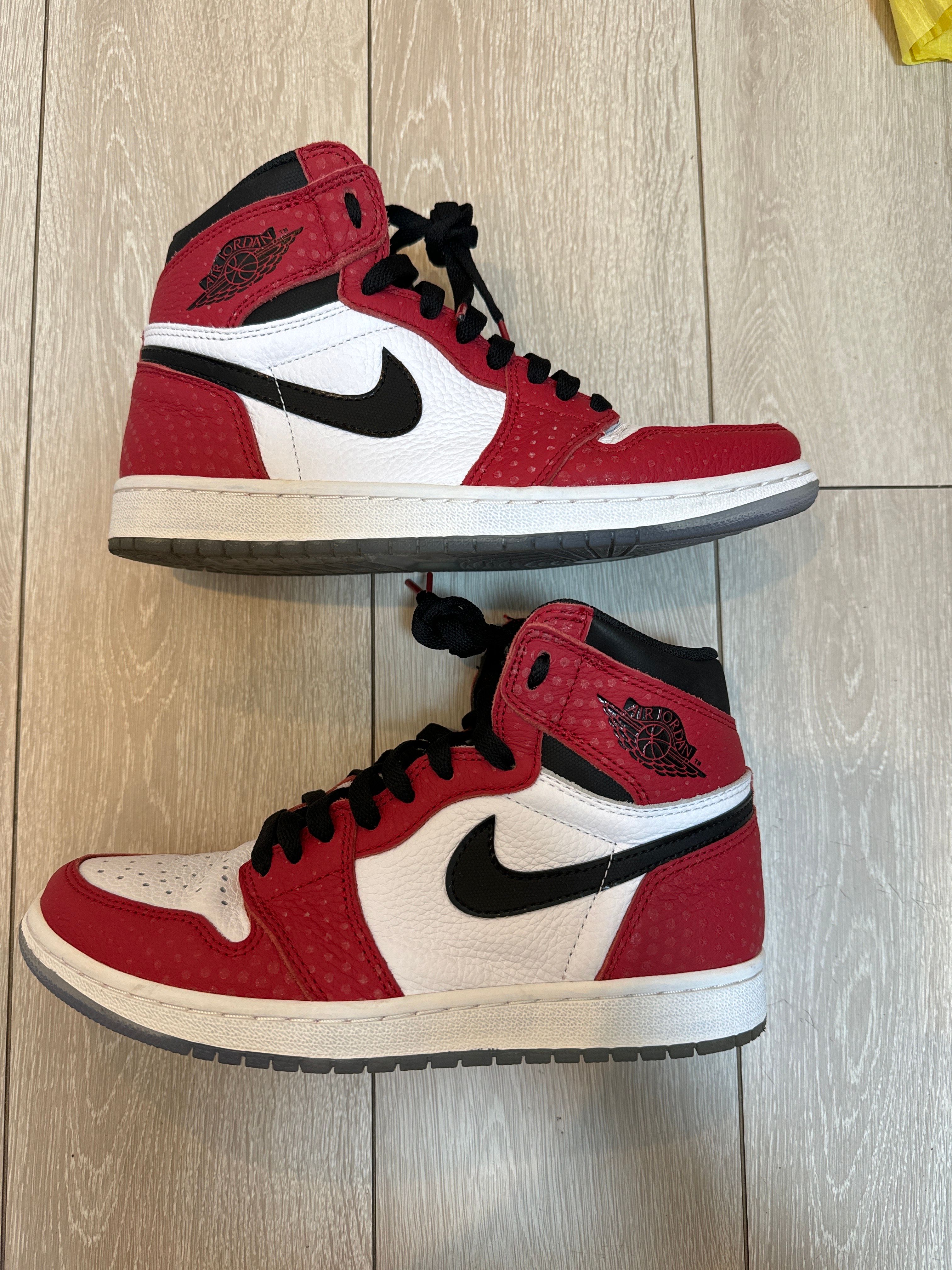 Spiderman × Nike Air Jordan 1 Origin Story "Gym Red/White/Photo Blue/Black"