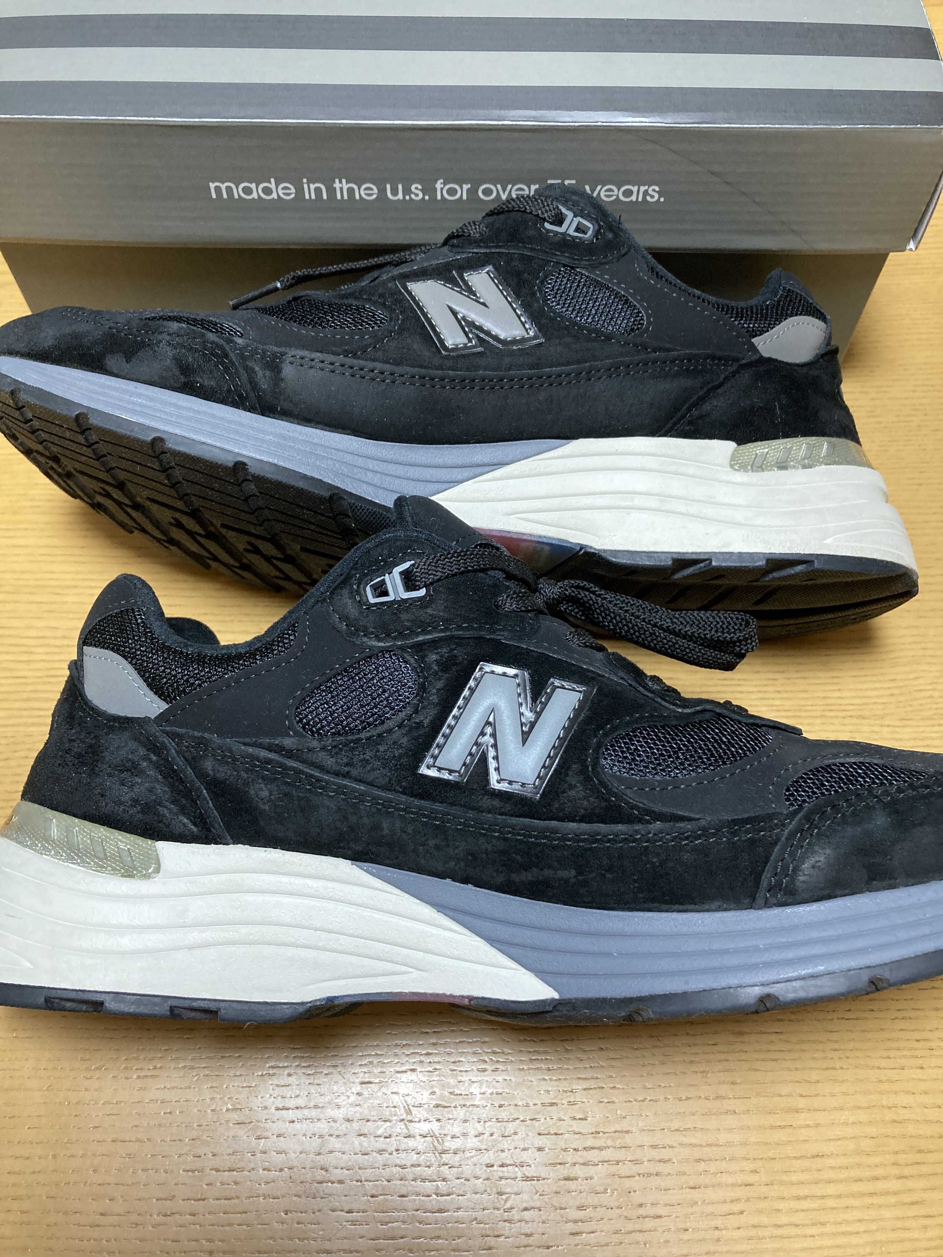 New Balance 992 Made in USA "Black"