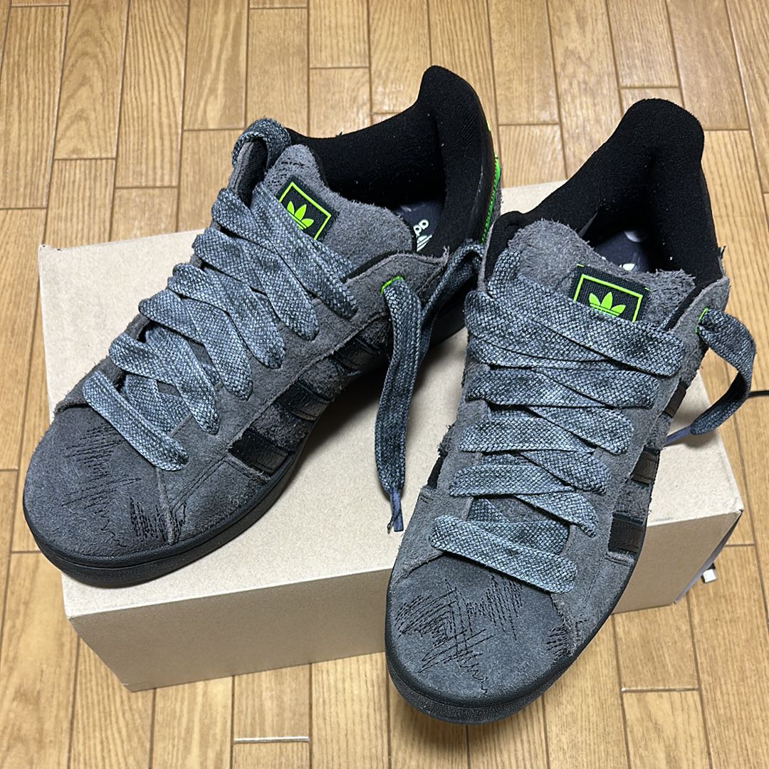 ユース オブ パリ × アディダス オリジナルス キャンパス 00s "カーボン/グリーン/ブラック"