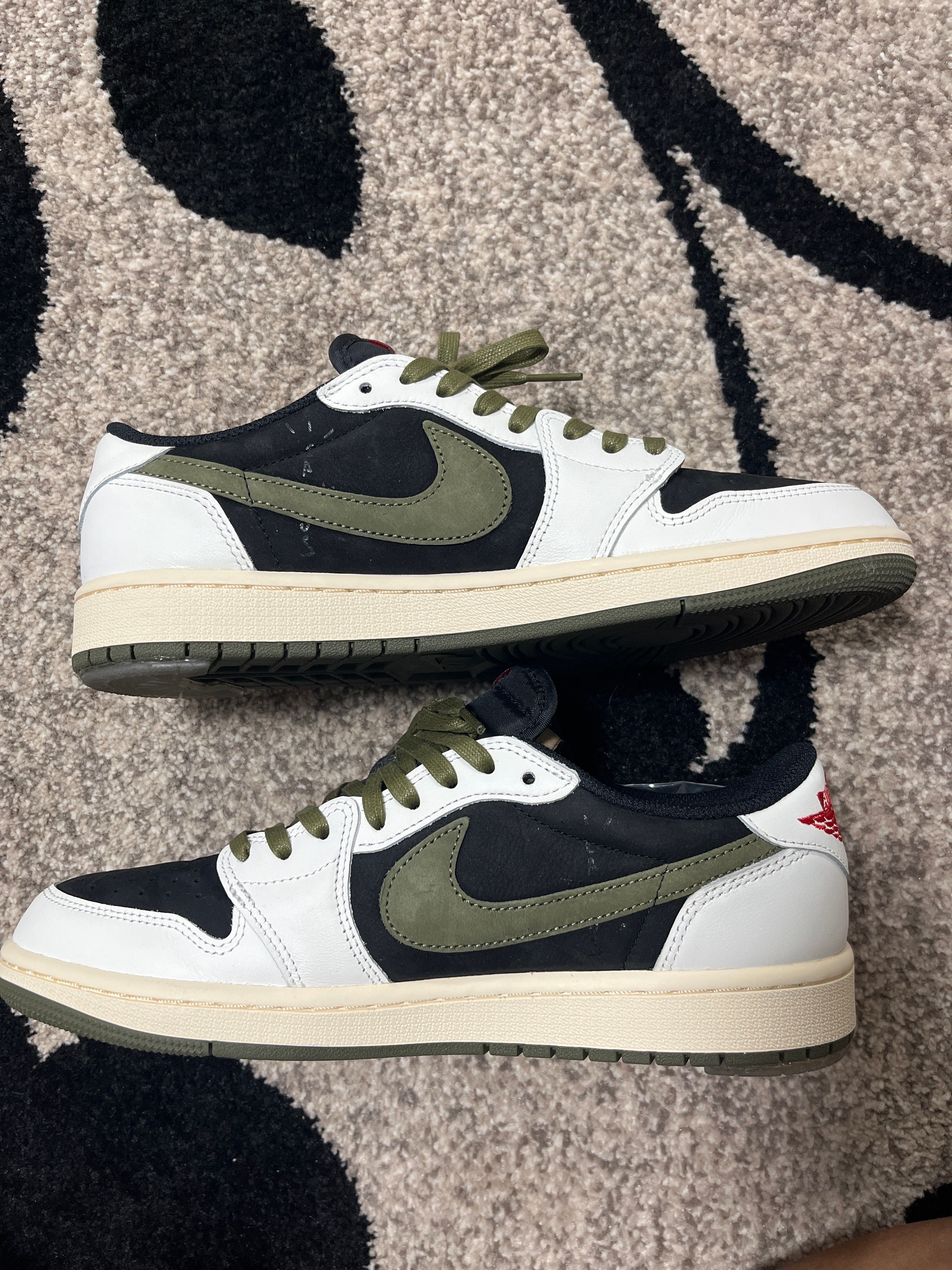 Travis Scott × Nike Women's Air Jordan 1 Low OG "Medium Olive"