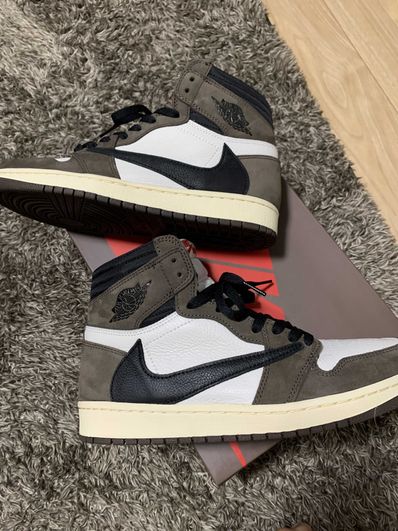 Travis Scott × Nike Air Jordan 1 Retro High OG TS SP "Sail/Dark Mocha"