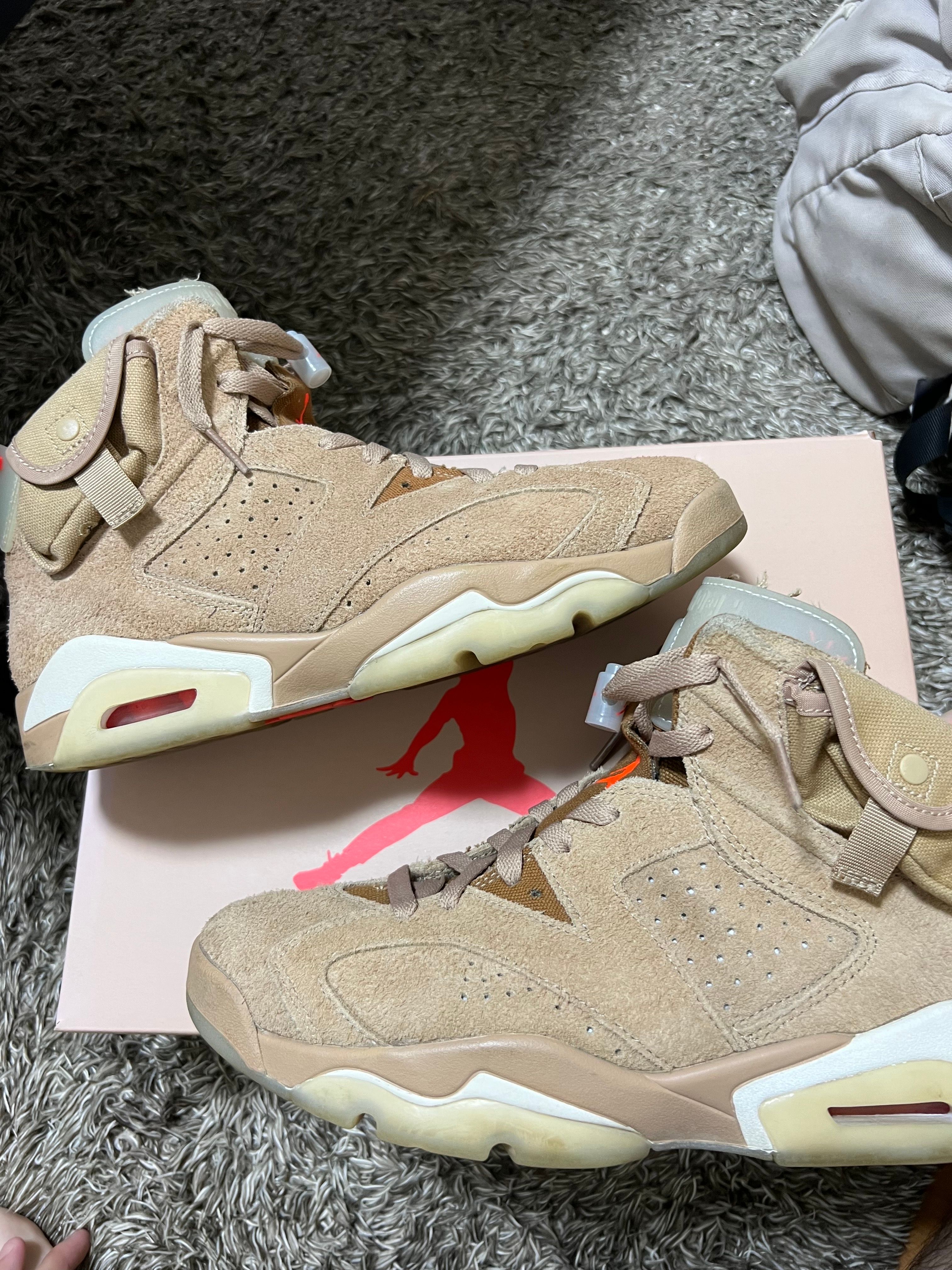 Travis Scott × Nike Air Jordan 6 "British Khaki"
