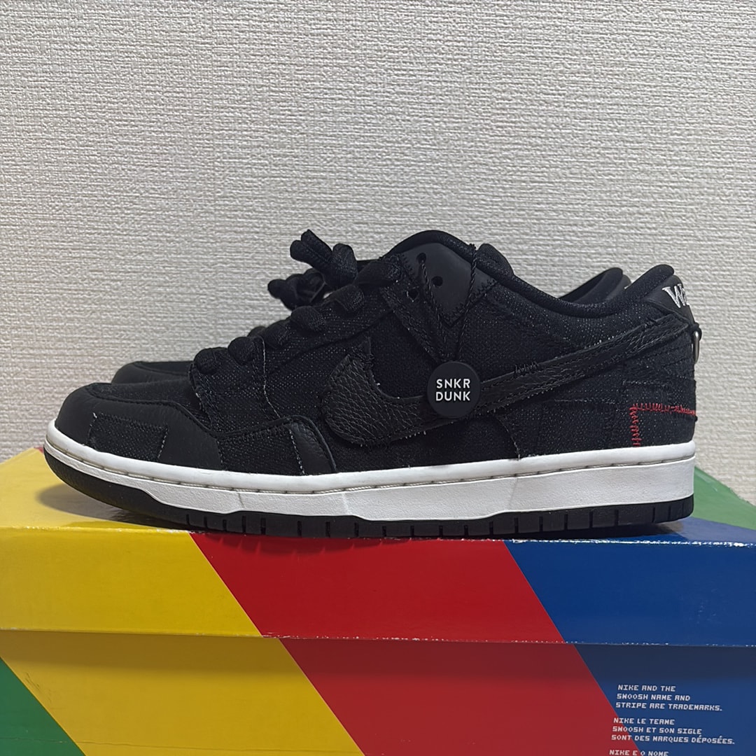 Wasted Youth × Nike SB Dunk Low "Black Denim" / VERDY