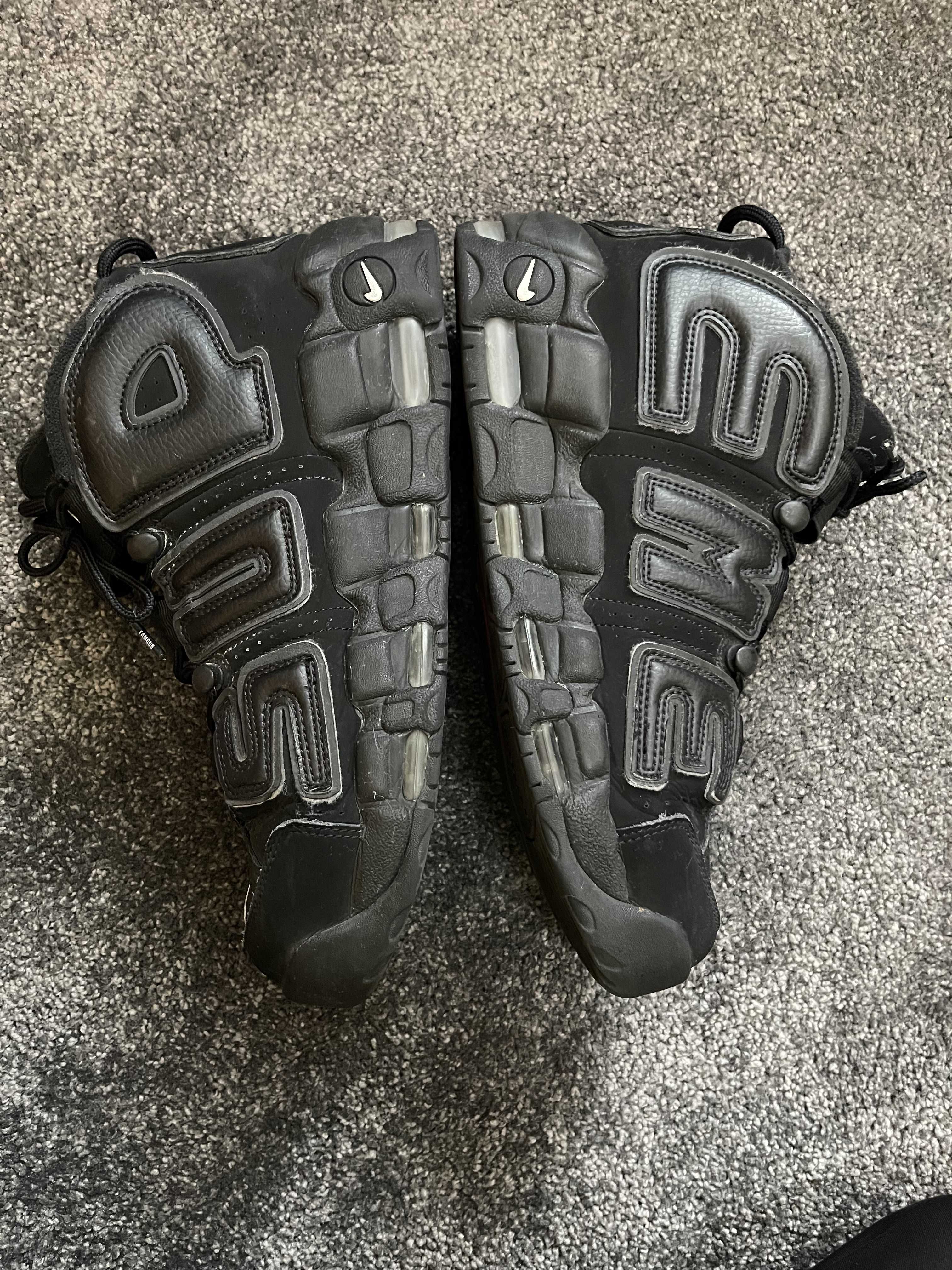Supreme × Nike Air More Uptempo "Black"