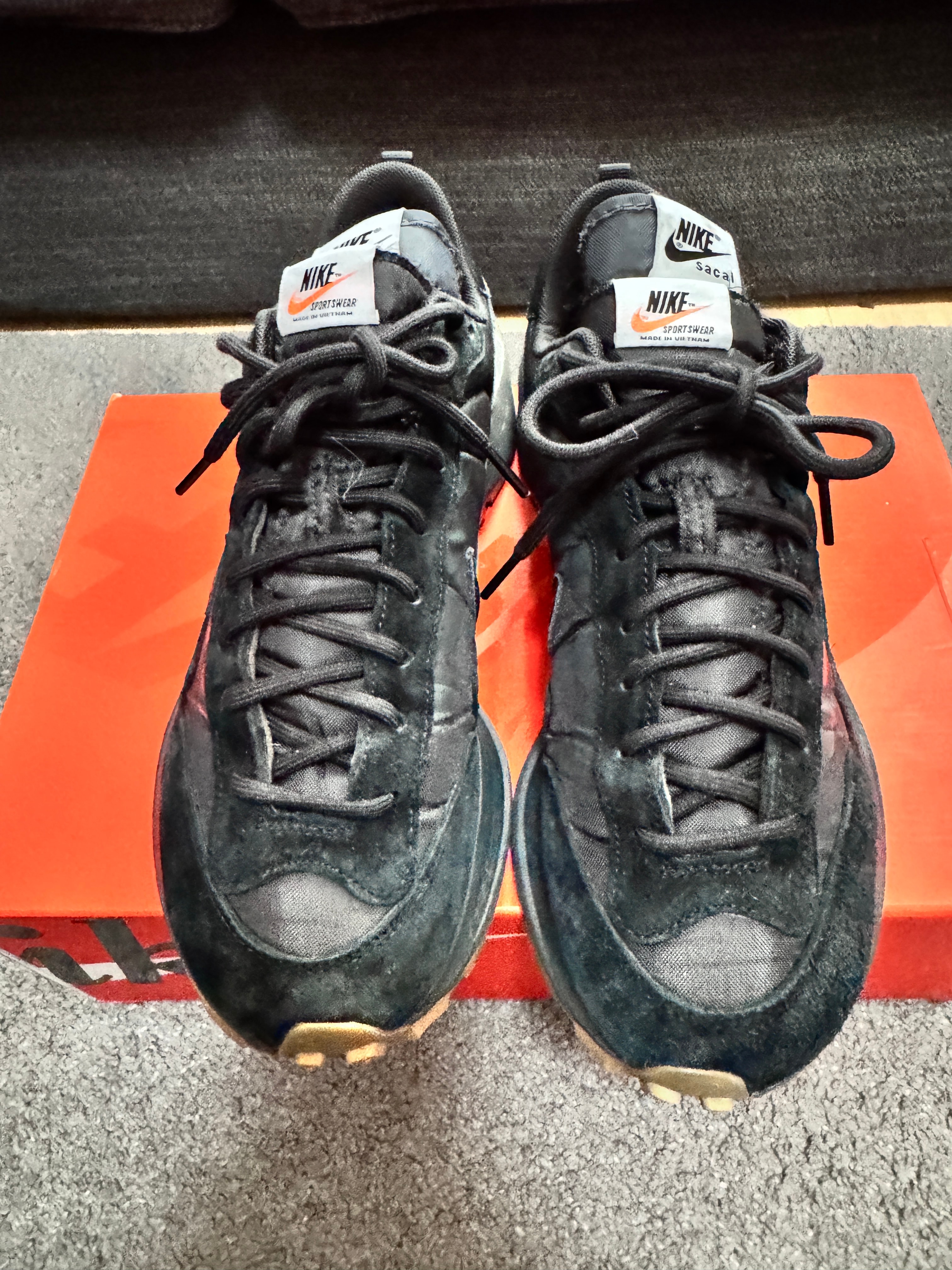 sacai × Nike Vapor Waffle "Black Gum"