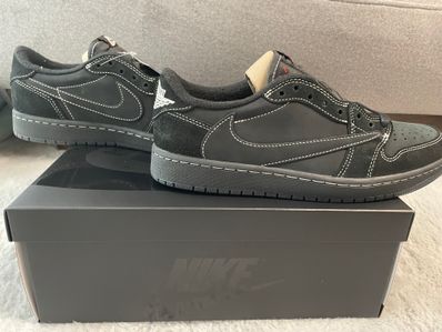 Travis Scott × Nike Air Jordan 1 Low OG SP "Black Phantom"