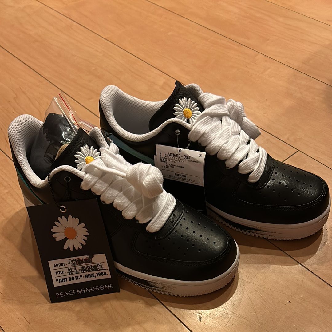 PEACEMINUSONE × Nike Air Force 1 Low '07 Para-Noise 3.0 "Black and Multi-Color" / G-DRAGON