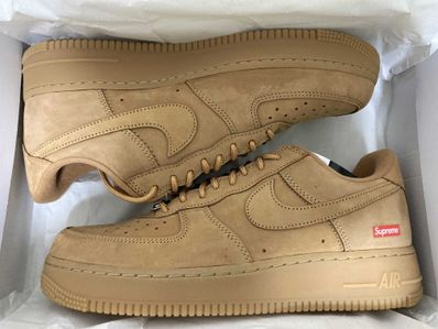 Supreme × Nike Air Force 1 Low "Flax/Wheat"