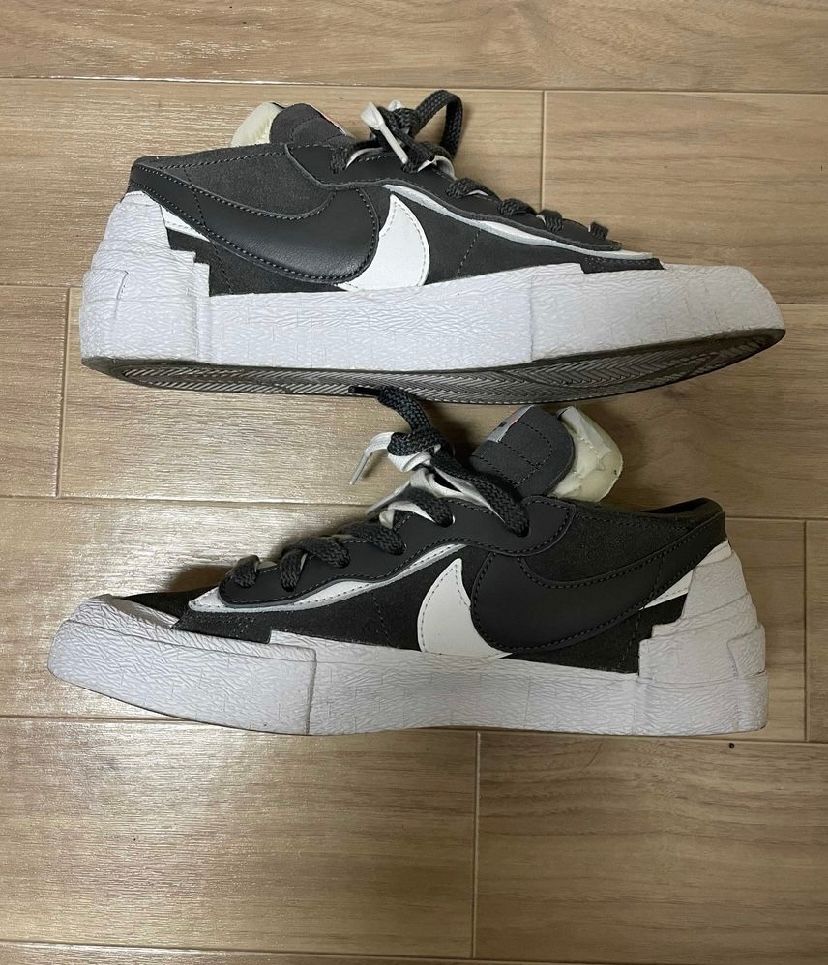 Sacai × Nike Blazer Low "Iron Grey"
