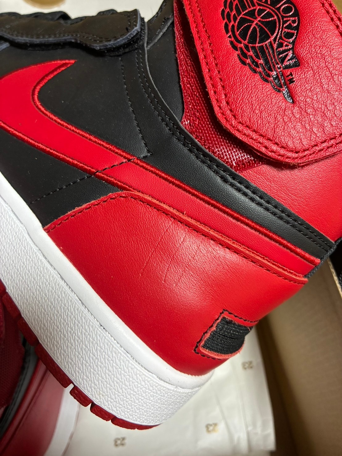 Nike Air Jordan 1 High Flyease "Black/Gym Red"