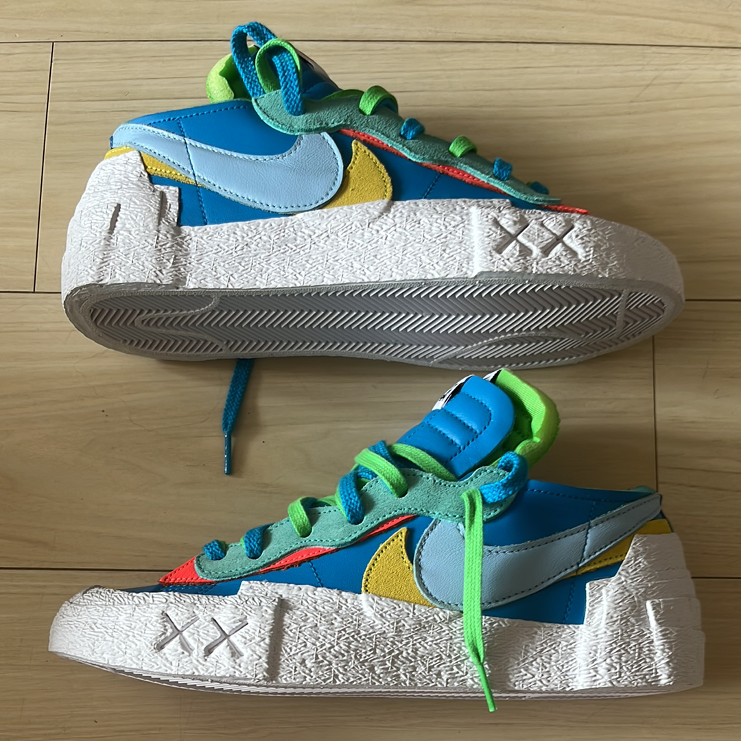 KAWS × sacai × Nike Blazer Low "Neptune Blue"