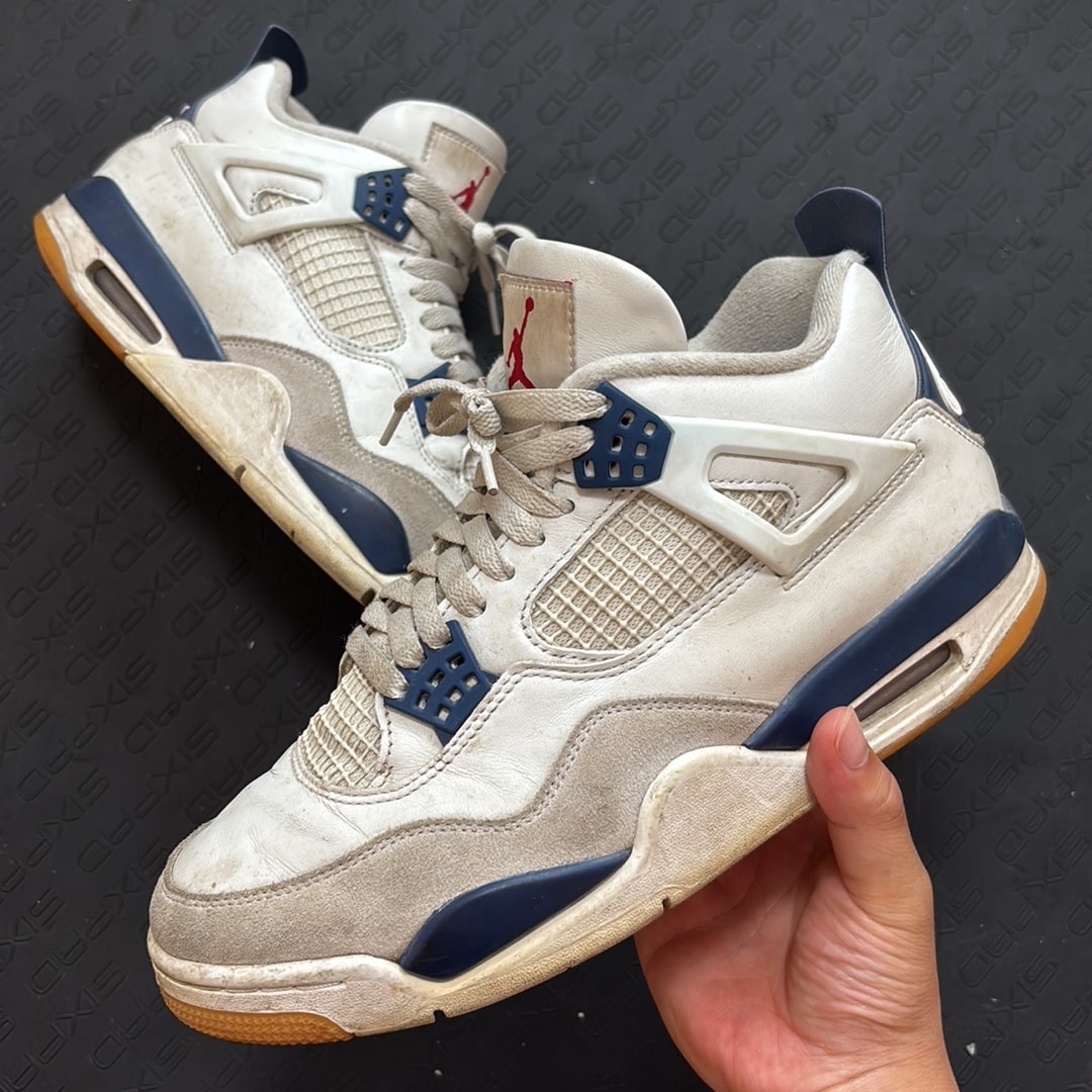 Nike SB Air Jordan 4 Retro SP "Summit White/Navy"