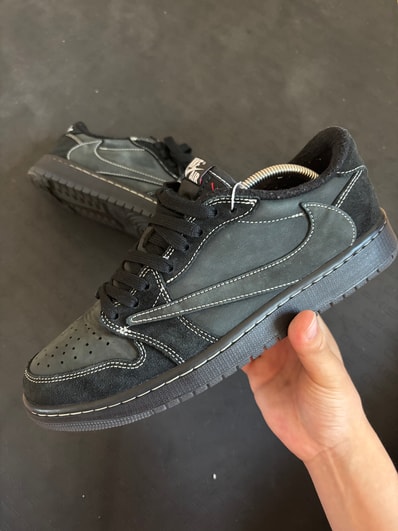 Travis Scott × Nike Air Jordan 1 Low OG SP "Black Phantom"