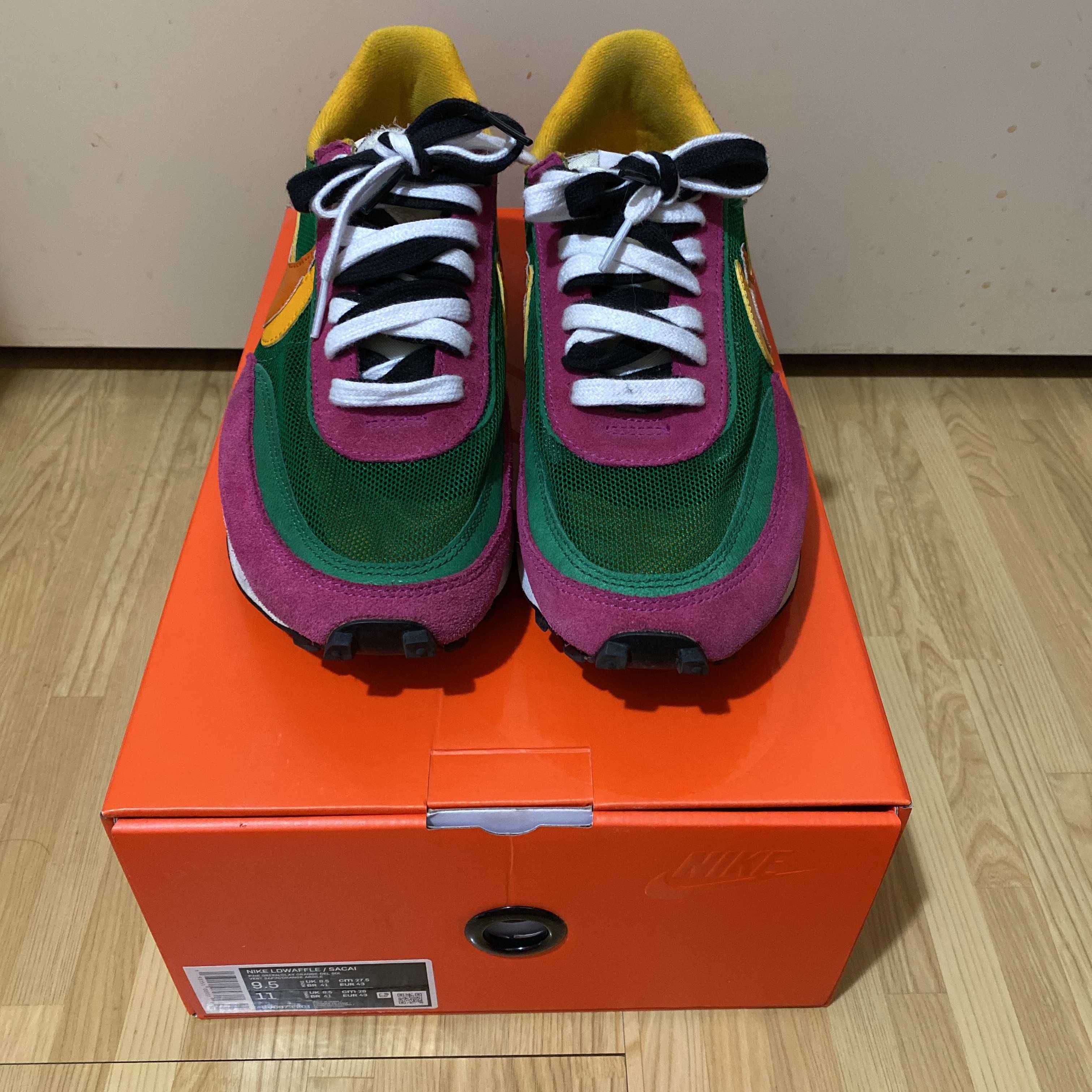 sacai × NIKE LDV WAFFLE "PINE GREEN"