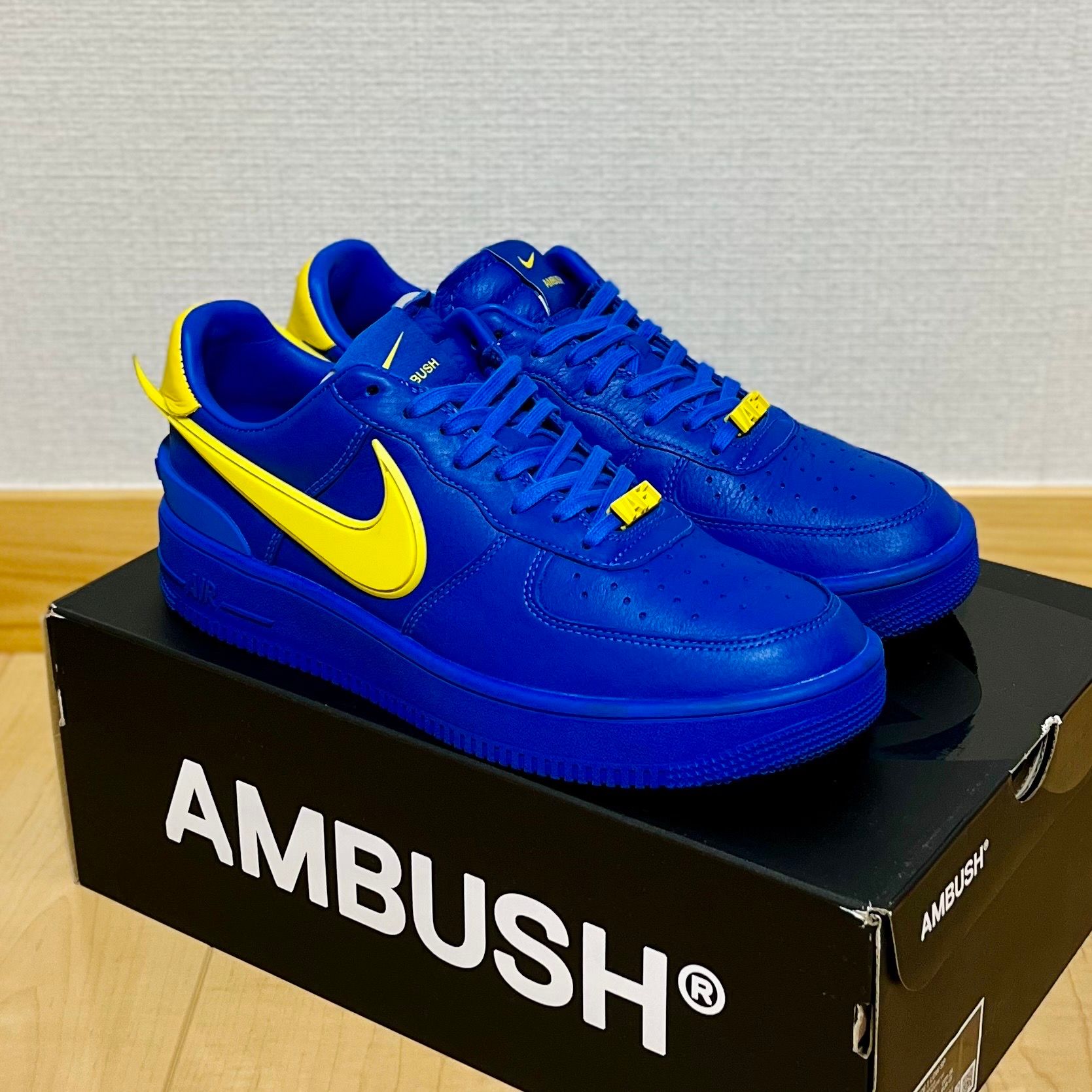 AMBUSH × Nike Air Force 1 Low "Game Royal and Vivid Sulfur"