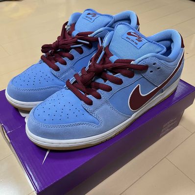 Nike SB Dunk Low Pro "Philadelphia Phillies/Valor Blue and Team Maroon"