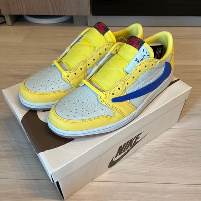 Travis Scott × Nike Women's Air Jordan 1 Retro Low OG "Canary"
