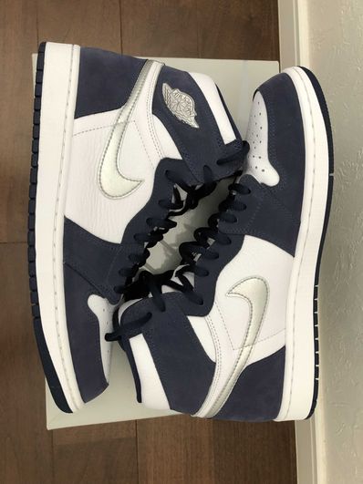 Nike Air Jordan 1 High OG CO.JP "White/Midnight Navy" (2020)(ブリーフケースなし)