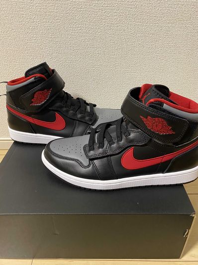 Nike Air Jordan 1 High Flyease "Black/Gym Red/Smoke Grey"