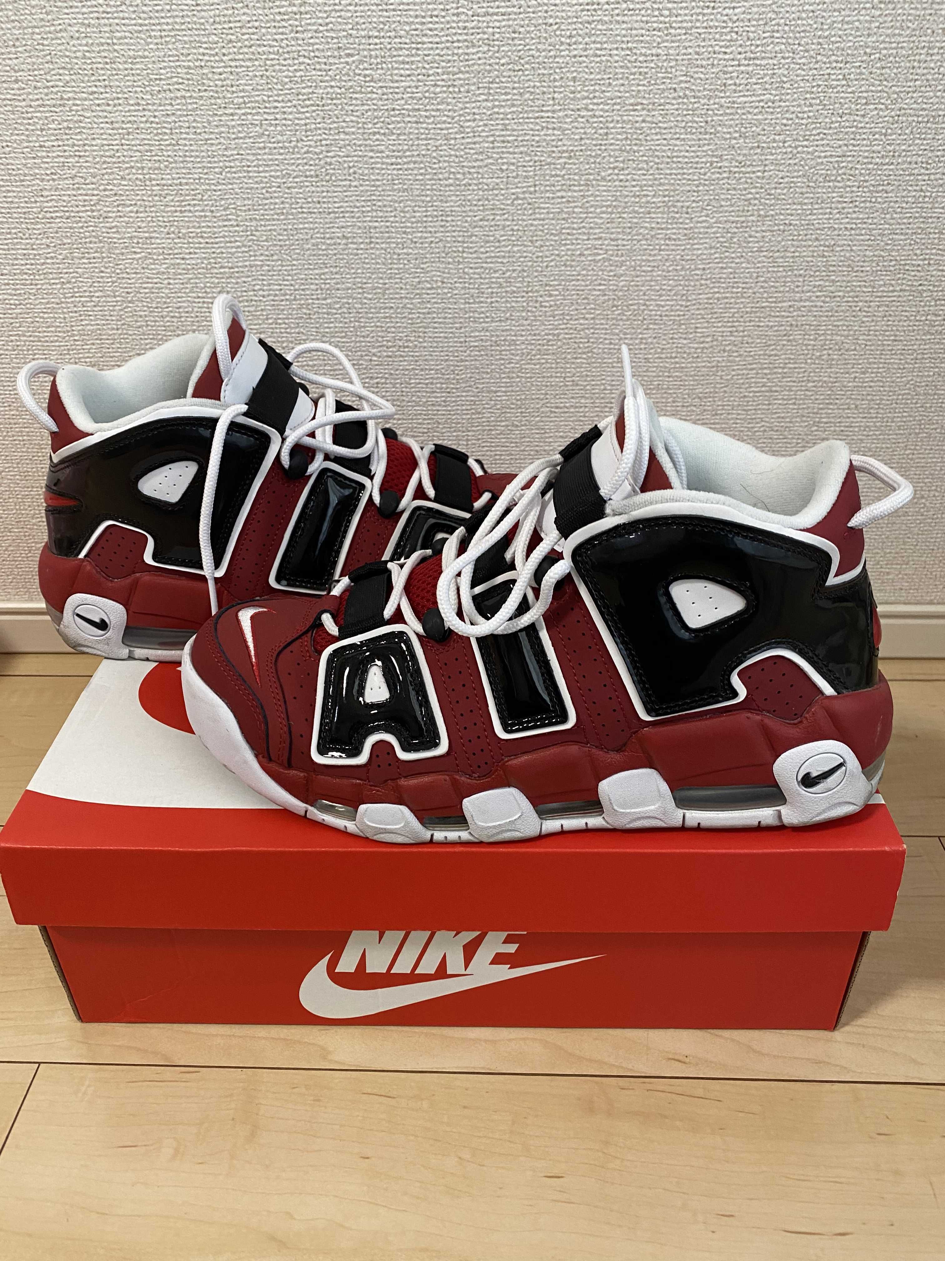 Nike Air More Uptempo ’96 "Black and Varsity Red" (2021)