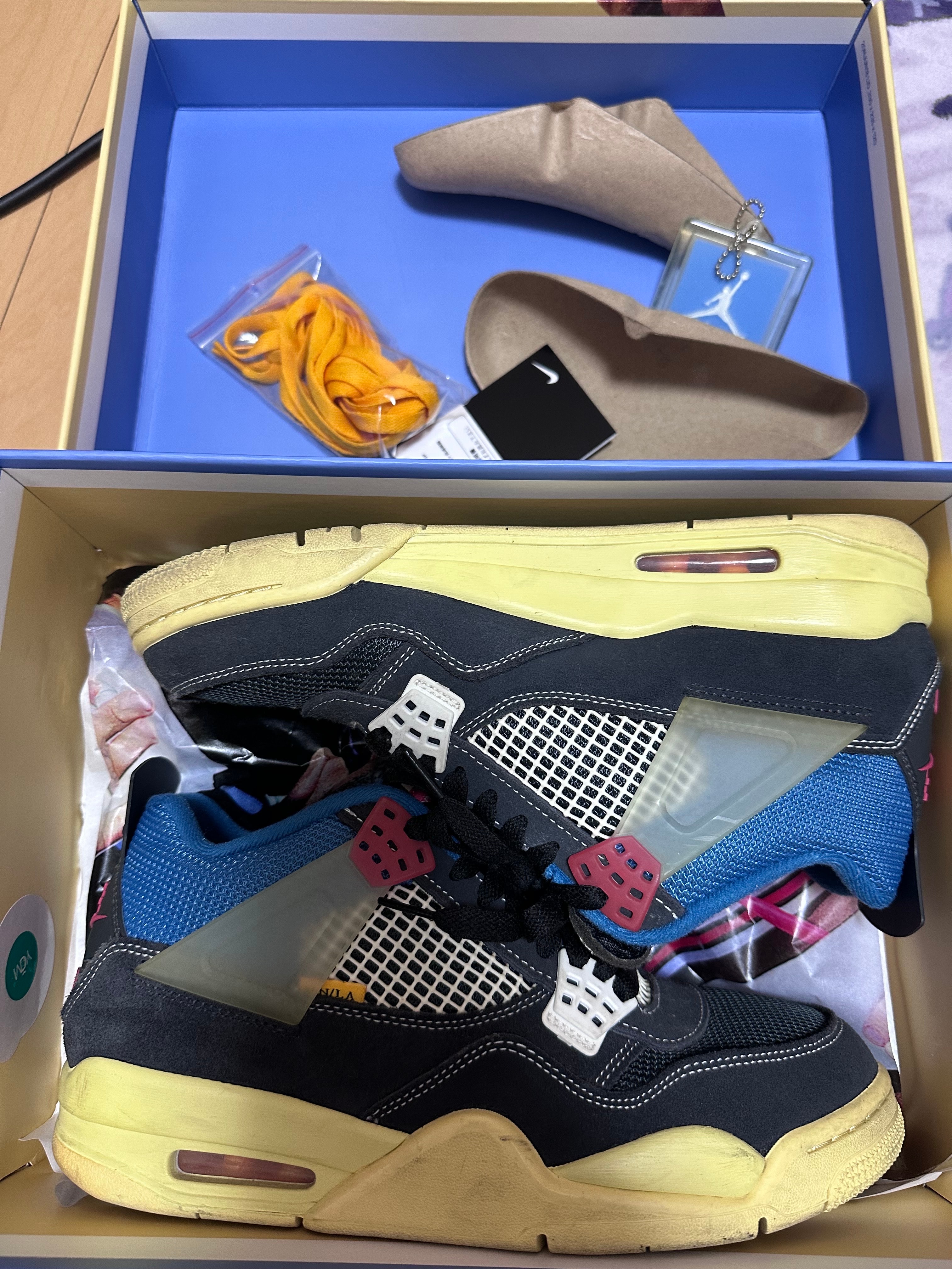 UNION × Nike Air Jordan 4 "Off Noir"