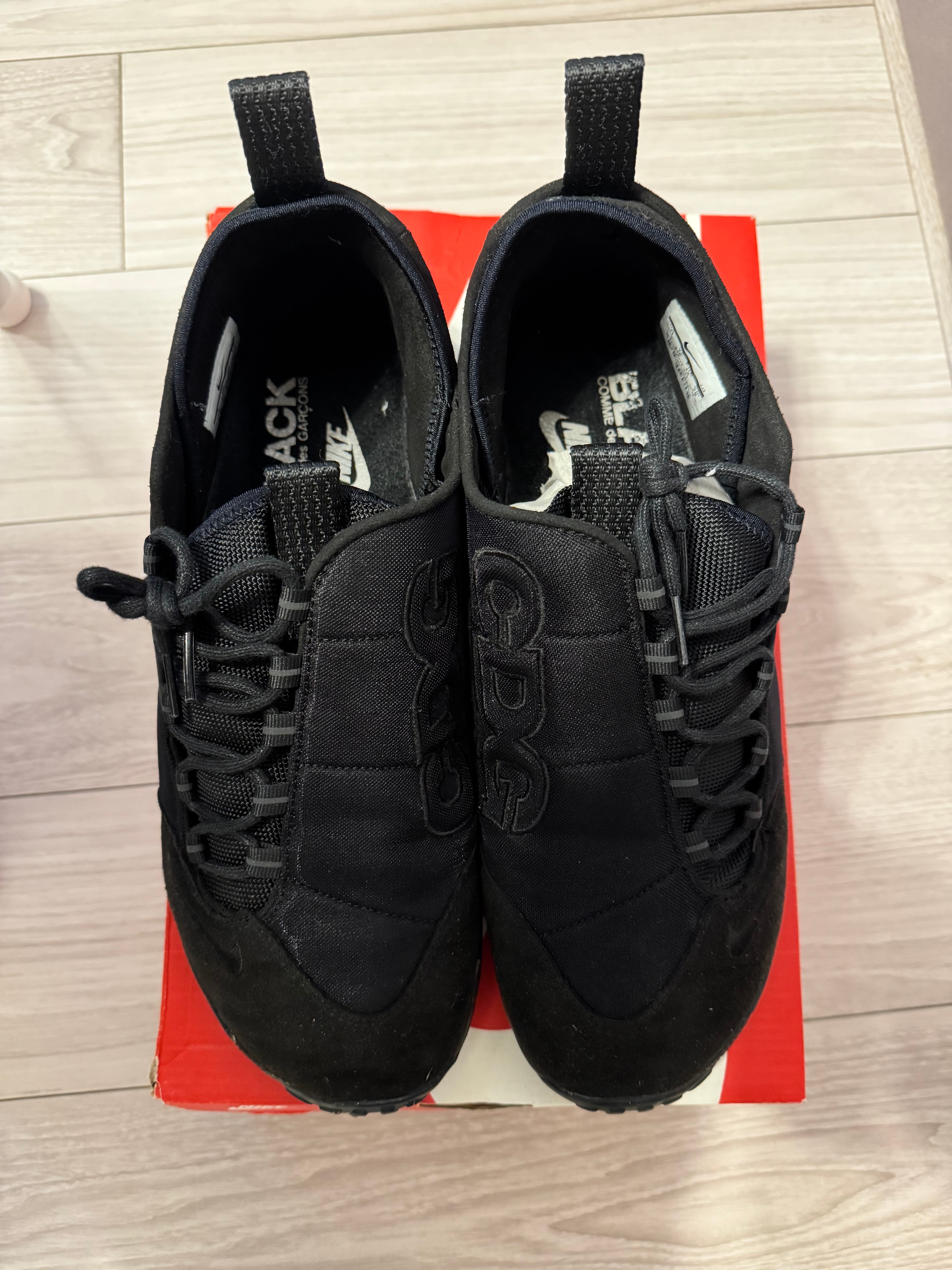COMME des GARCONS × Nike Air Footscape NM "BLACK"
