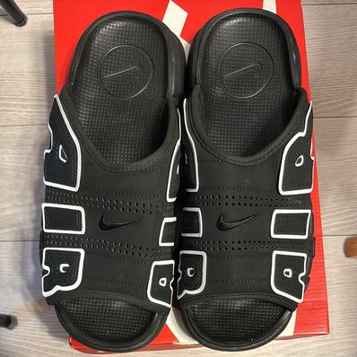 Nike Air More Uptempo Slide "Black" (DV2132-001/DV2137-001)