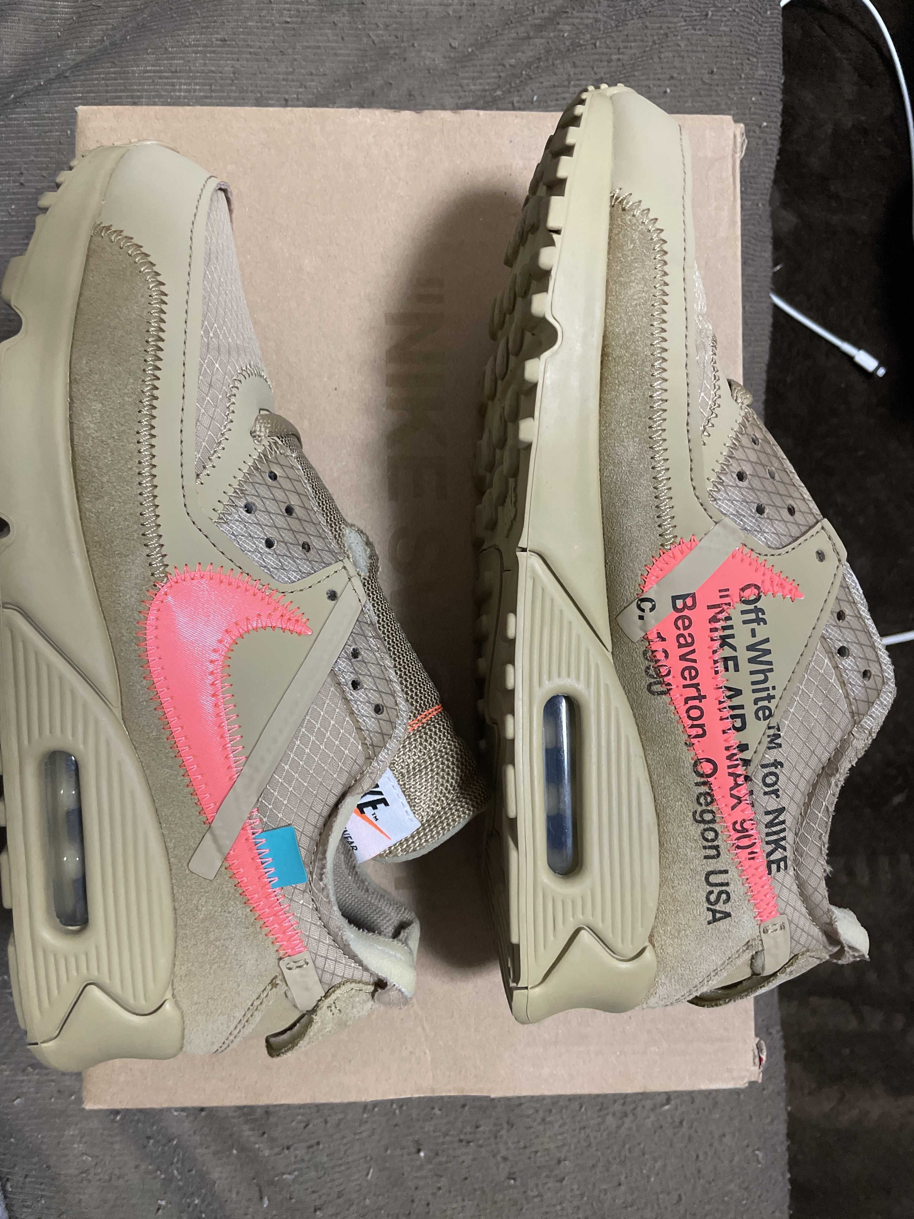 Off-White × Nike Air Max 90 "Desert Ore"