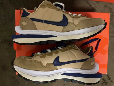 Sacai × Nike Vapor Waffle "Sesame And Blue Void"