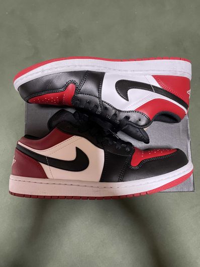 Nike Air Jordan 1 Low "Bred Toe"
