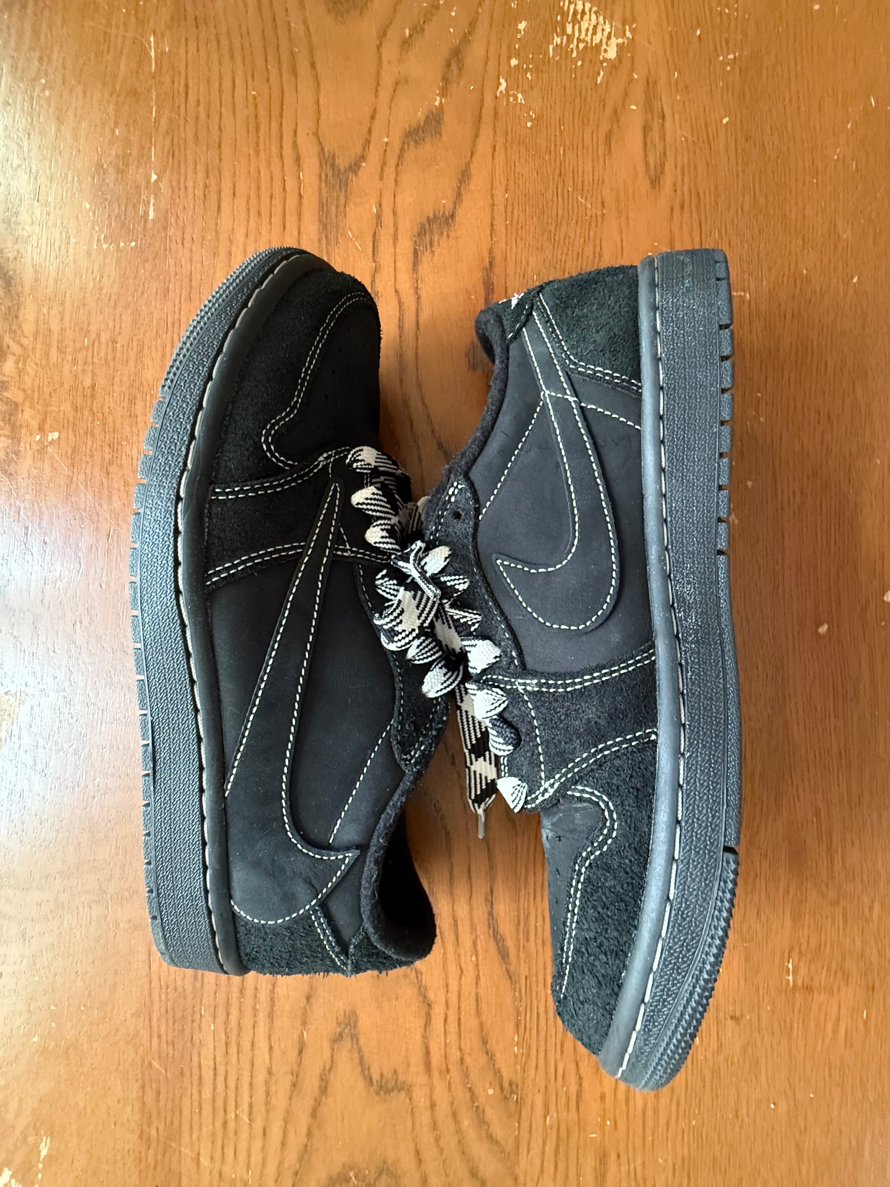 Travis Scott × Nike Air Jordan 1 Low OG SP "Black Phantom"