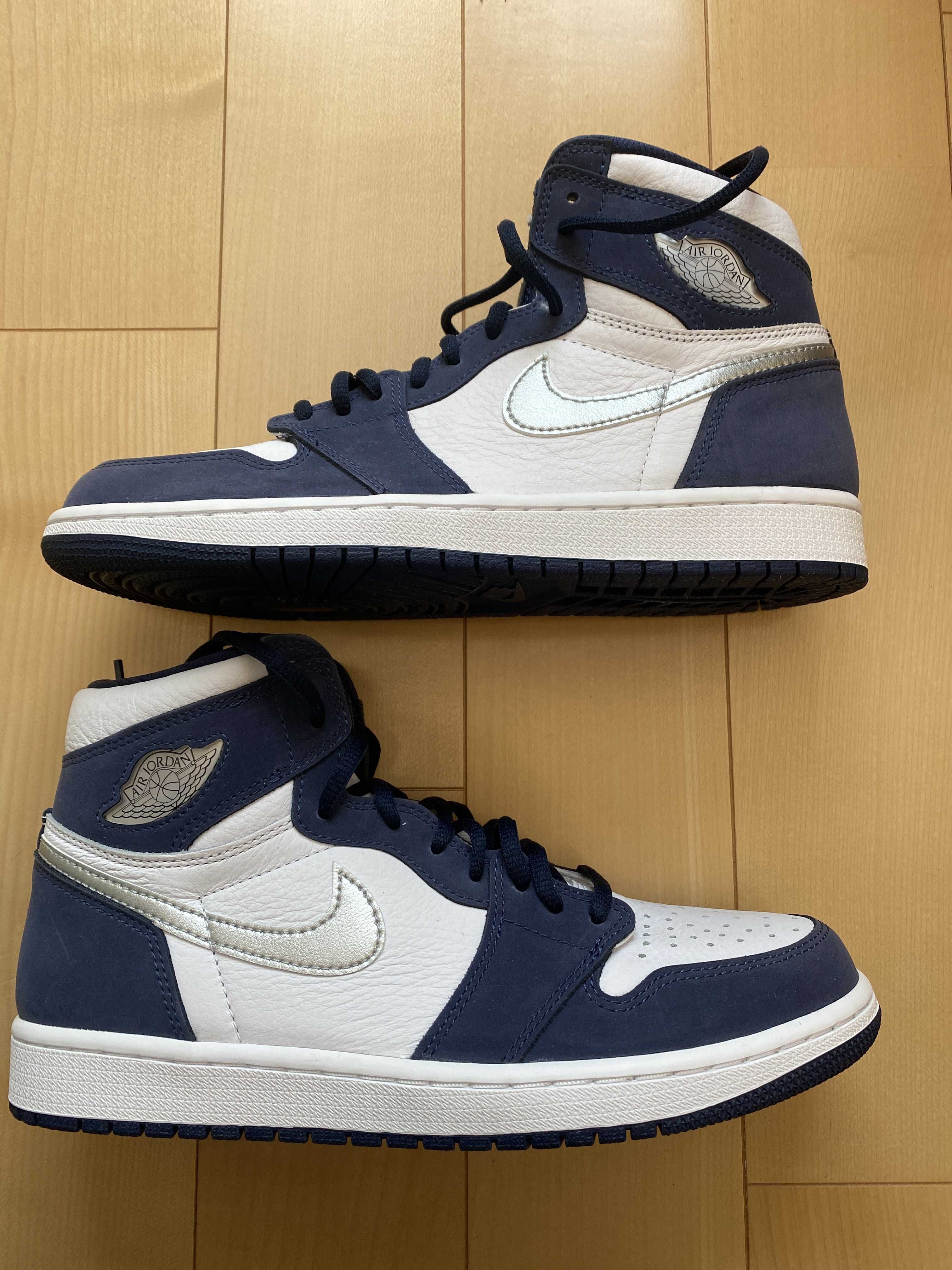 Nike Air Jordan 1 High OG CO.JP "White/Midnight Navy" (2020)(ブリーフケースなし)