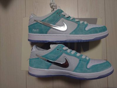 APRIL SKATEBOARDS × Nike SB Dunk Low Pro QS "White and Multi-Color"