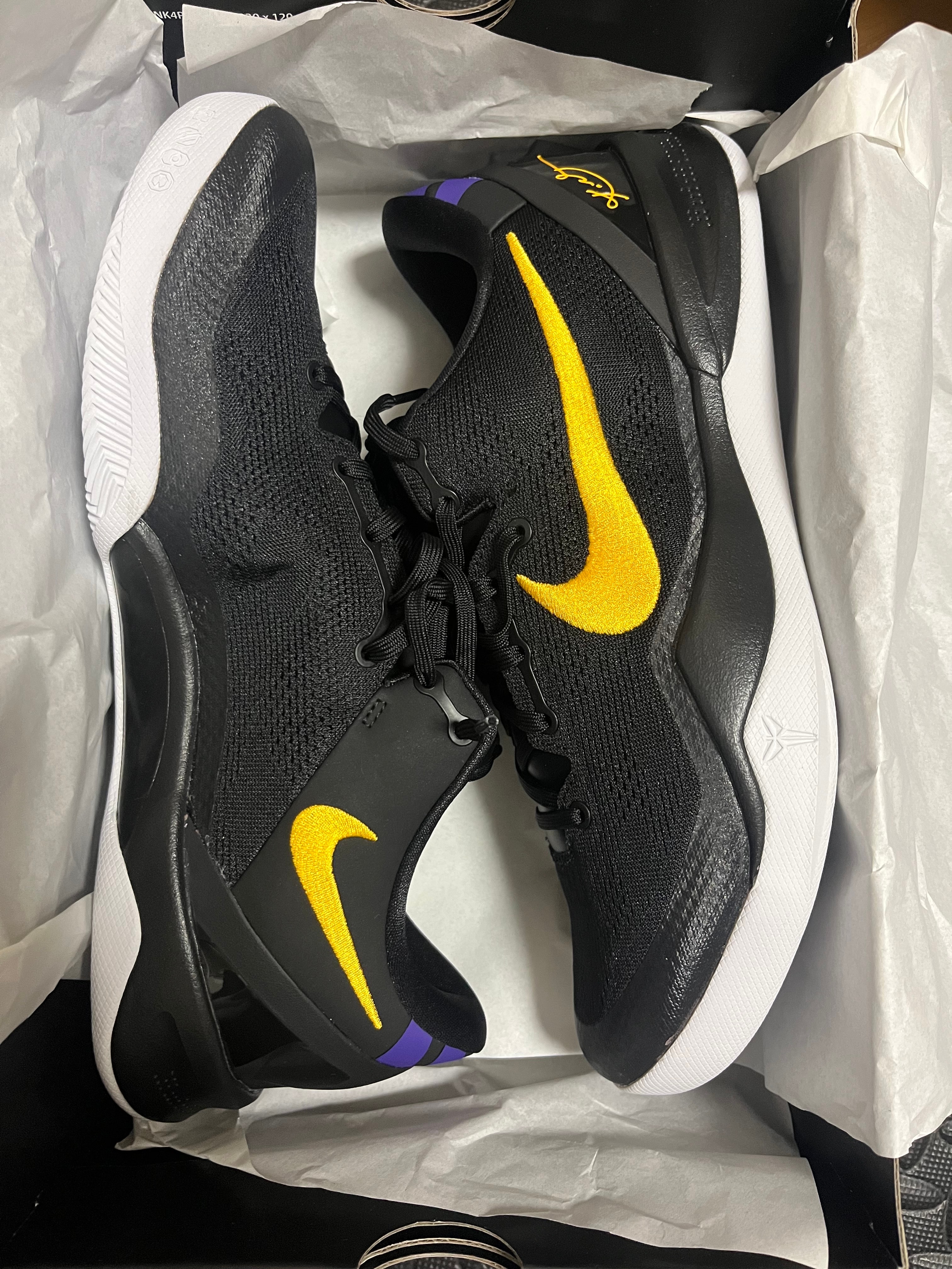 Nike Kobe 8 Protro "Black and University Gold"