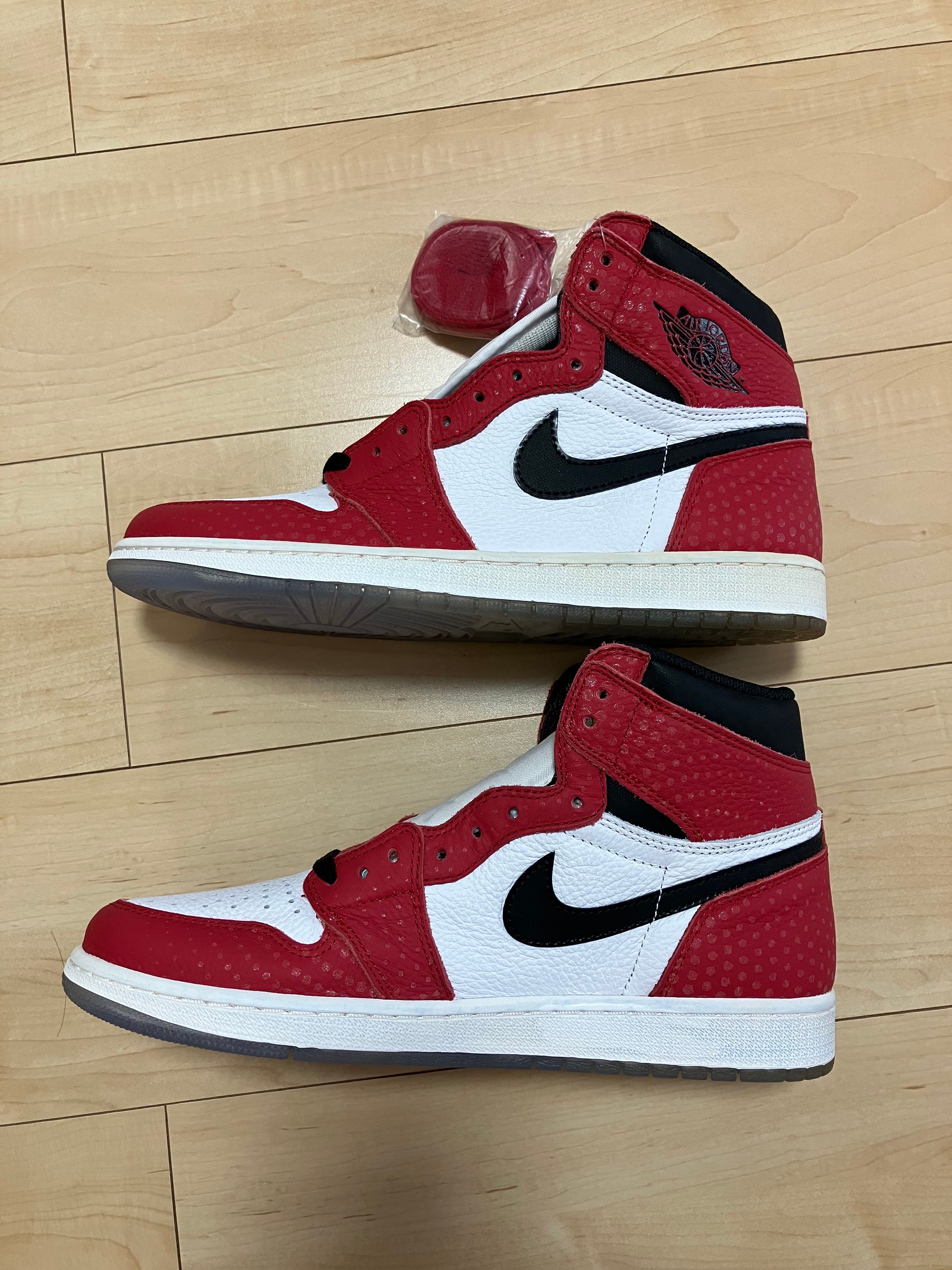 Spiderman × Nike Air Jordan 1 Origin Story "Gym Red/White/Photo Blue/Black"
