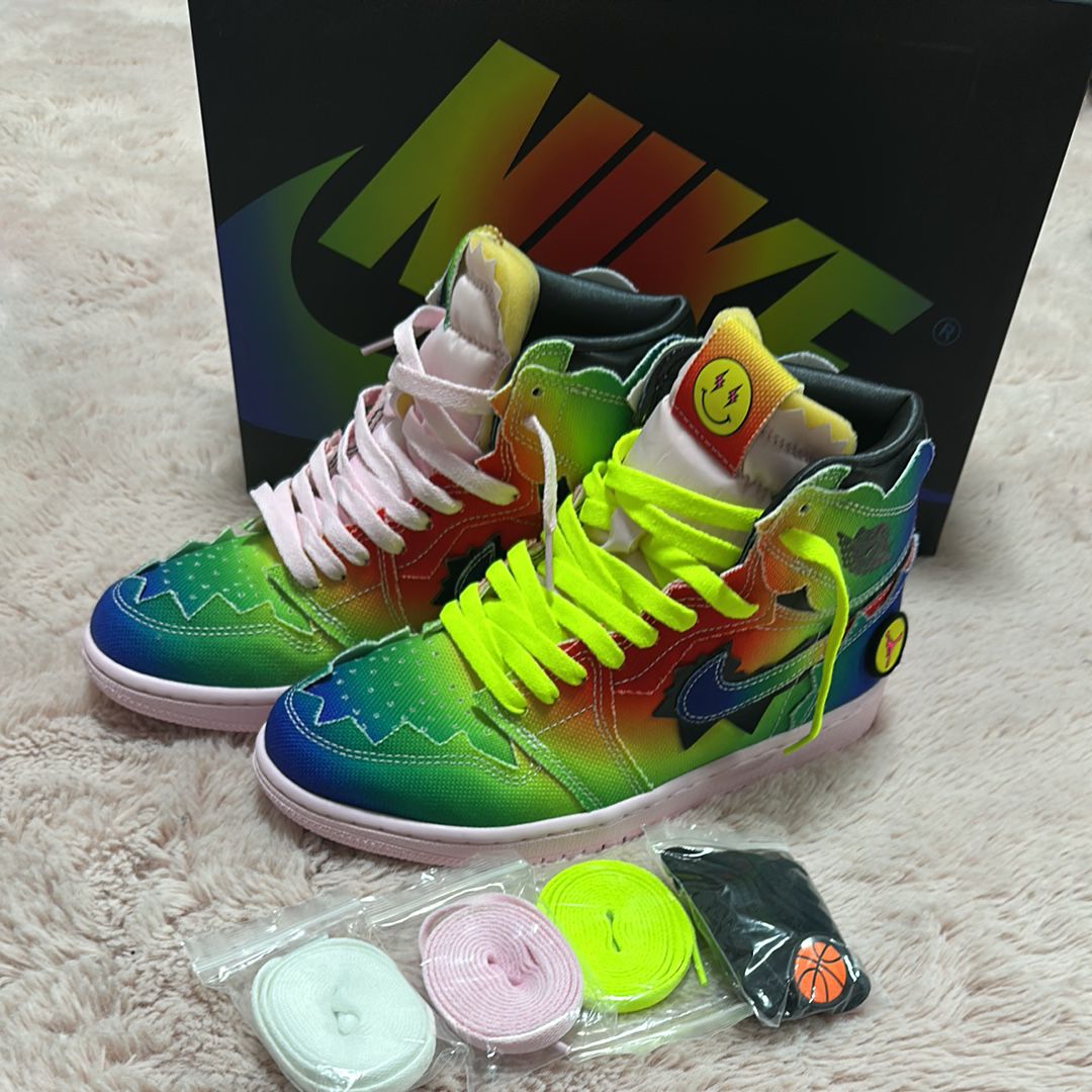 J Balvin × Nike Air Jordan 1 High OG "Rainbow"