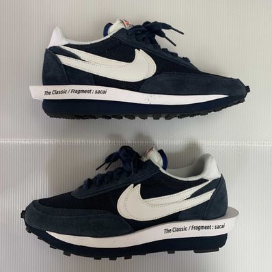 Fragment × sacai × Nike LD Waffle "Blackended Blue"