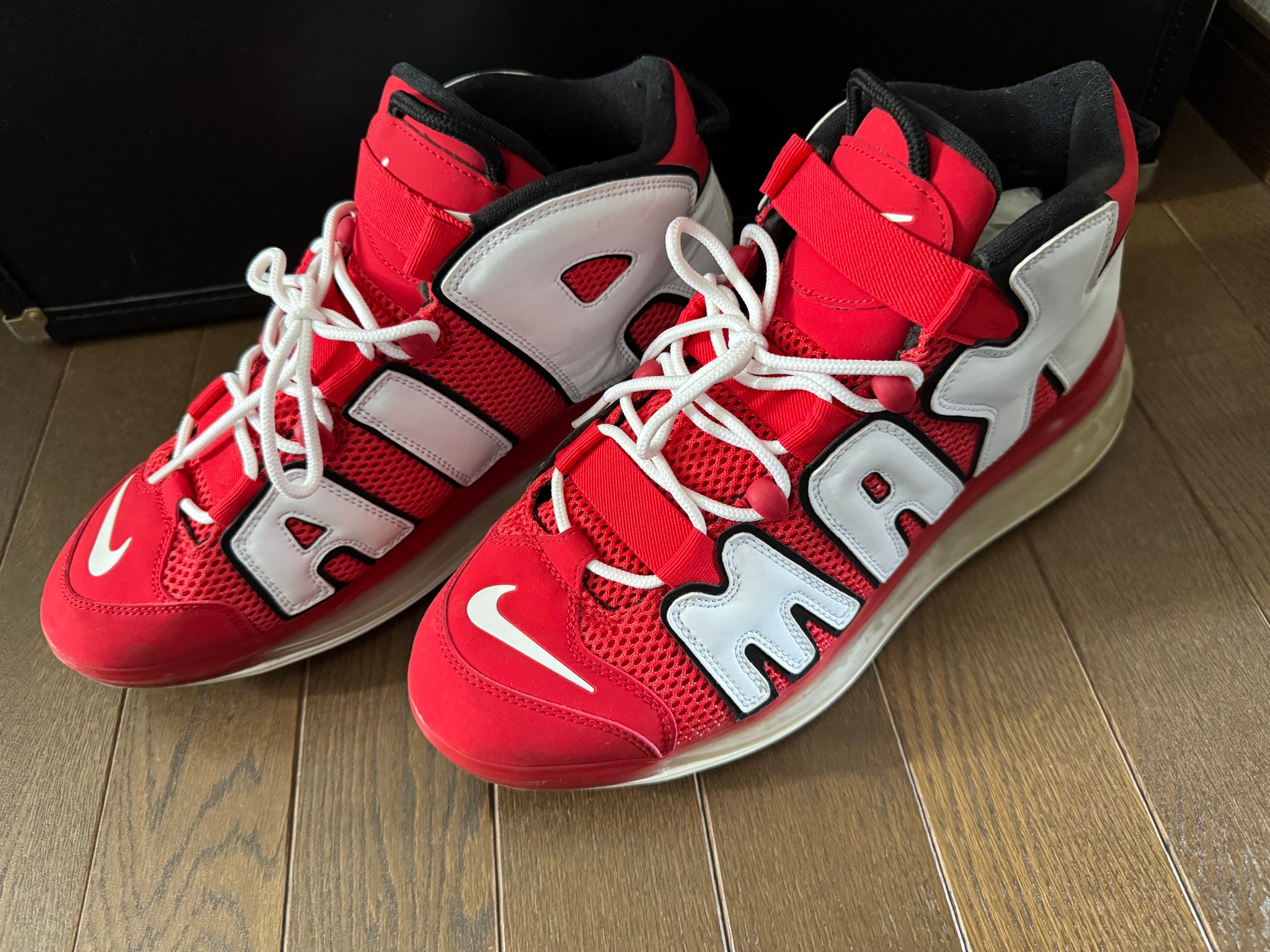 美品❤️ モアアップテンポ モアテン 720 レッド NIKE AIR 限定★ Nike Air More Uptempo 720 