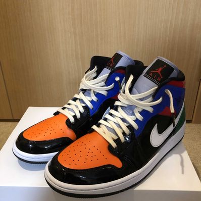 NIKE Women's AIR JORDAN 1 MID "PATENT BLEND"