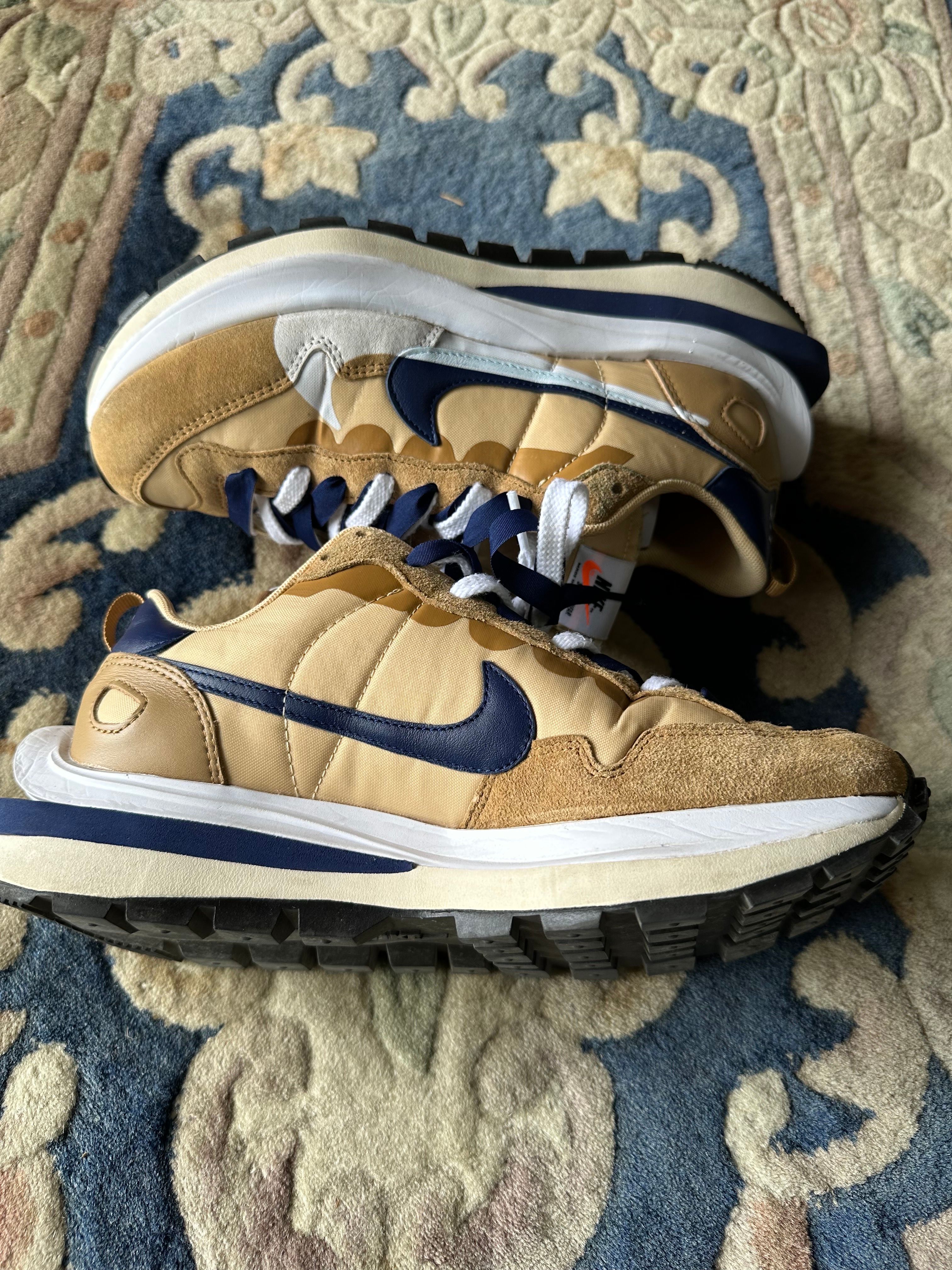 Sacai × Nike Vapor Waffle "Sesame And Blue Void"