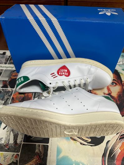 HUMAN MADE × adidas Stan Smith "Footwear White/Green"