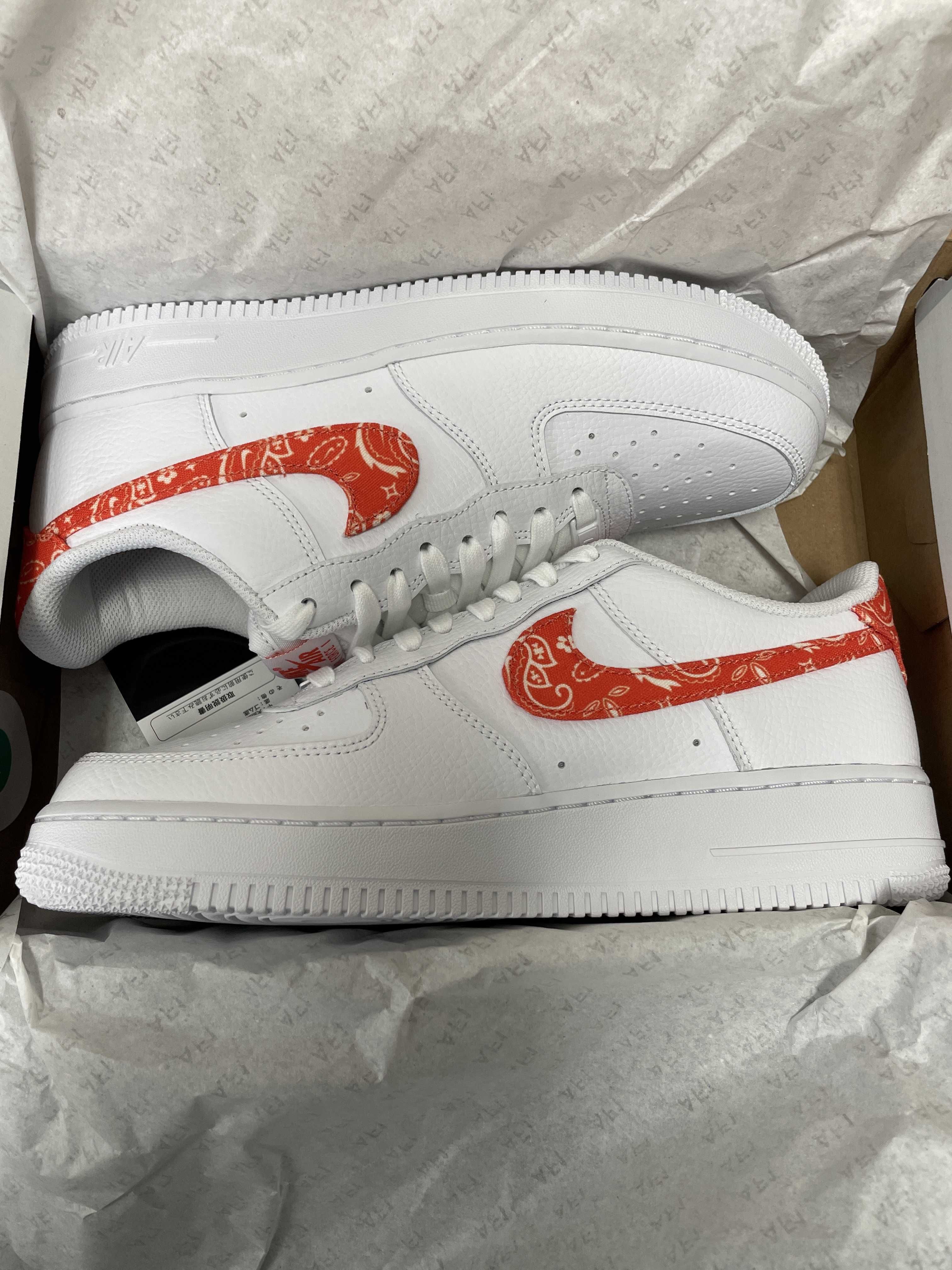 Nike Women's Air Force 1 Low '07 Essential "Orange Paisley"