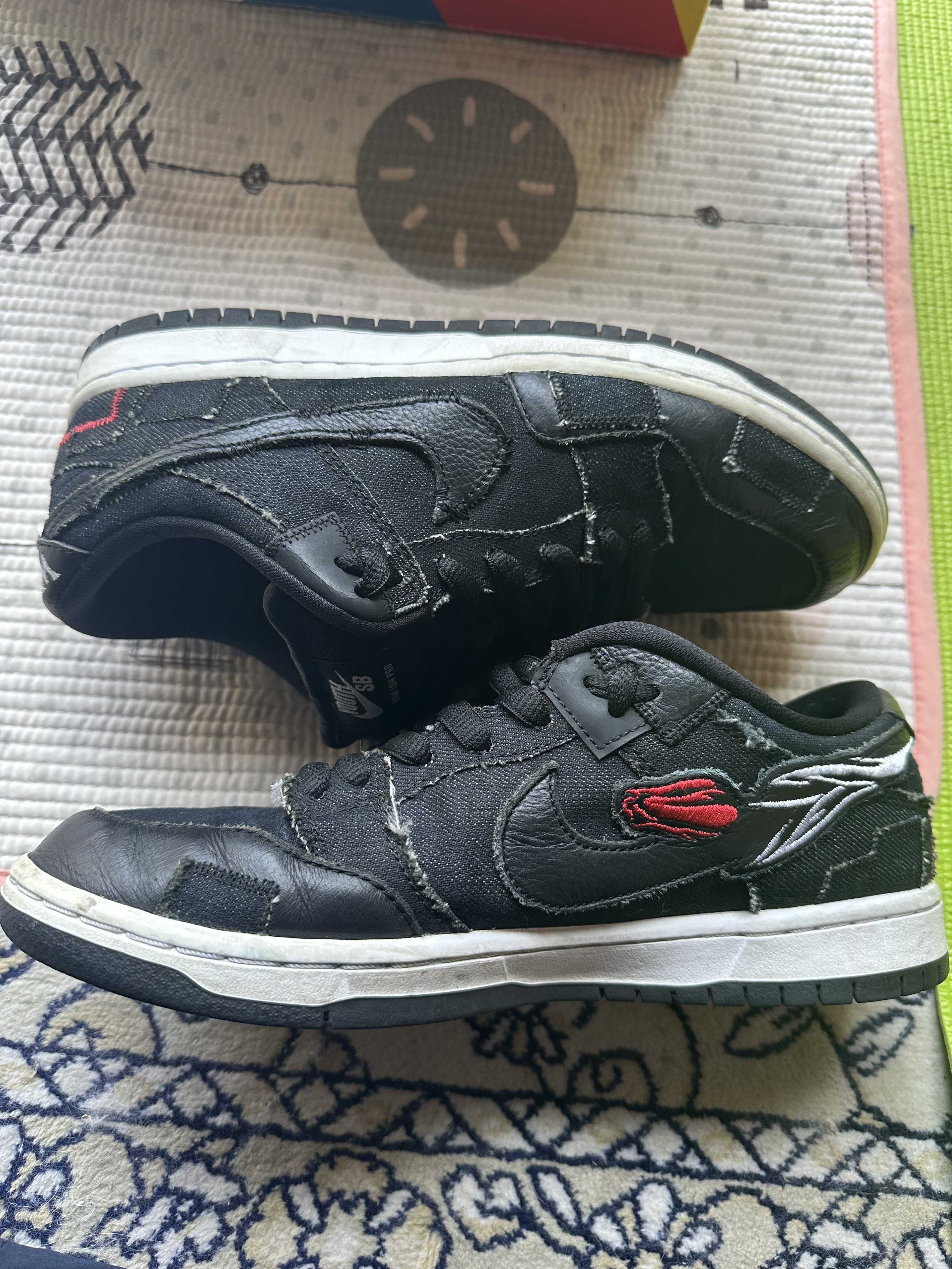 Wasted Youth × Nike SB Dunk Low "Black Denim" / VERDY