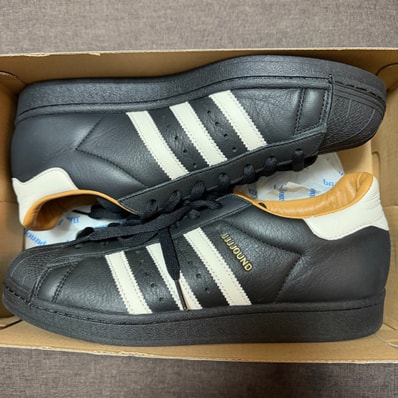 JJJJound × adidas Superstar 90 Made in Germany "Core Black/Off White/Core Black"