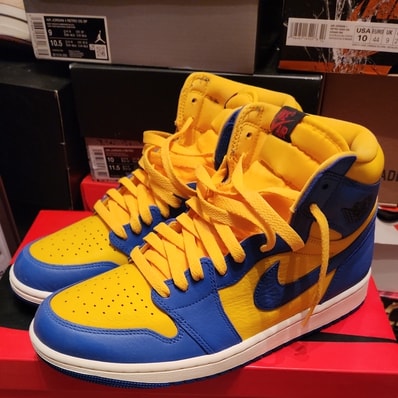 Nike Women's Air Jordan 1 High OG "Game Royal and Varsity Maize"