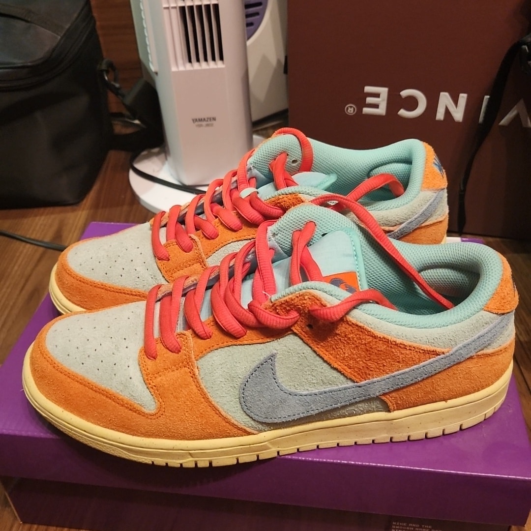 Nike SB Dunk Low Pro PRM "Orange and Emerald Rise"