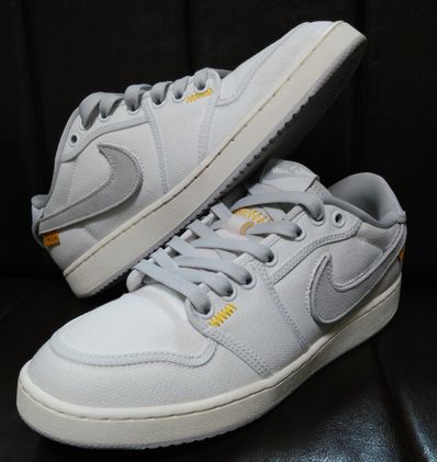 UNION × Nike Air Jordan 1 Low KO "White Canvas"
