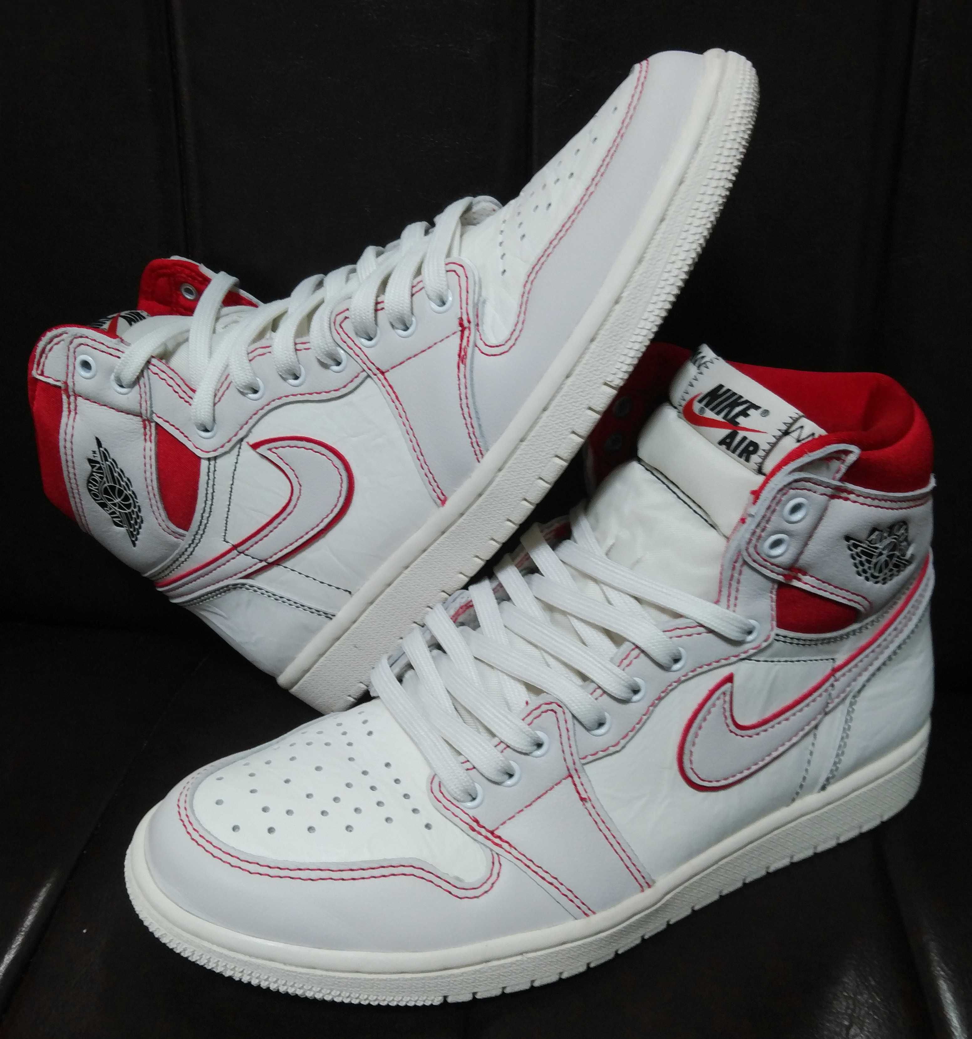 Nike Air Jordan 1 Retro High OG "Sail/University Red"     