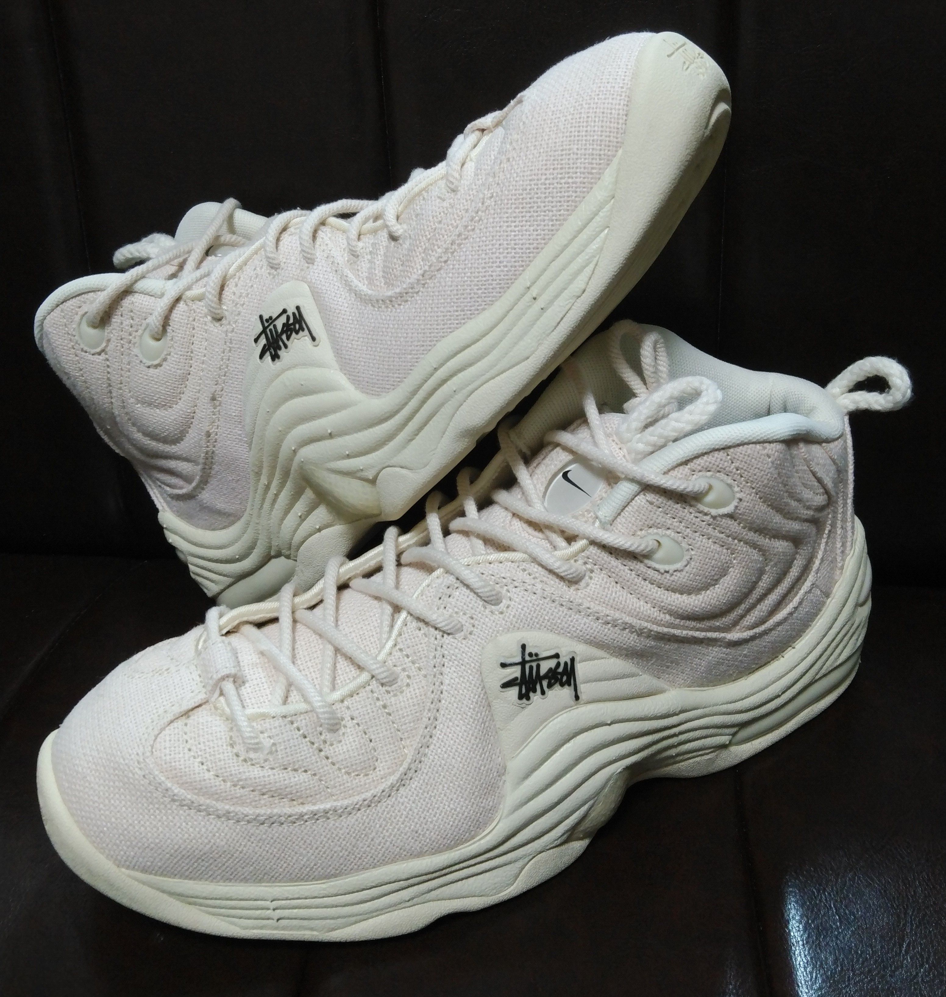 Stussy × Nike Air Penny 2 "Fossil"