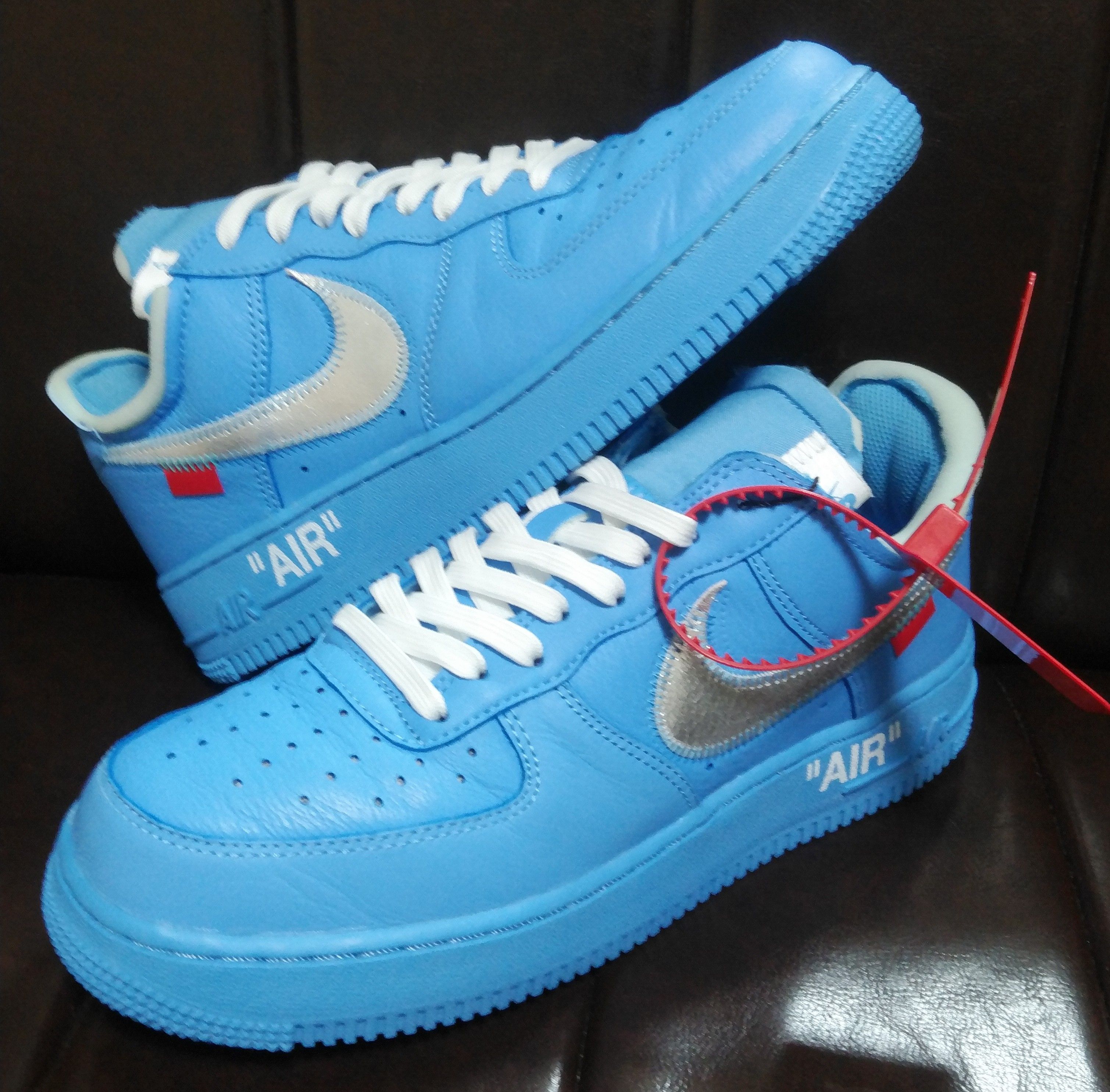 Off-White × Nike Air Force 1 Low "MCA University Blue"